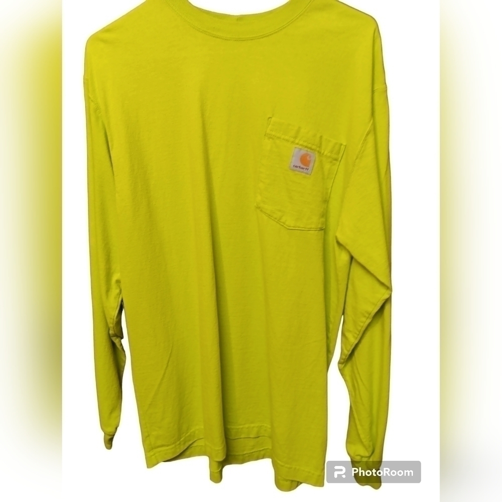 Carhart HEAVYWEIGHT LONG-SLEEVE POCKET T-SHIRT Size S